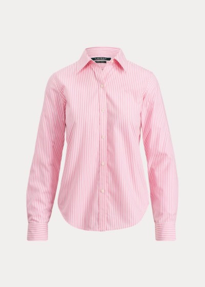 Ralph Lauren Cotton Button-Down Skjorter Dame Danmark (QHXKC5864)